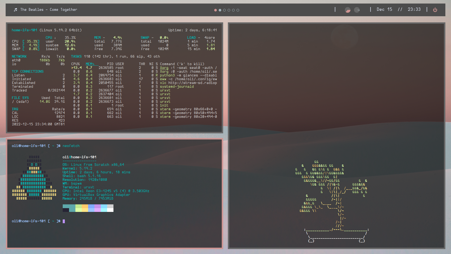 Building Linux from Scratch and Beyond, with Rice
